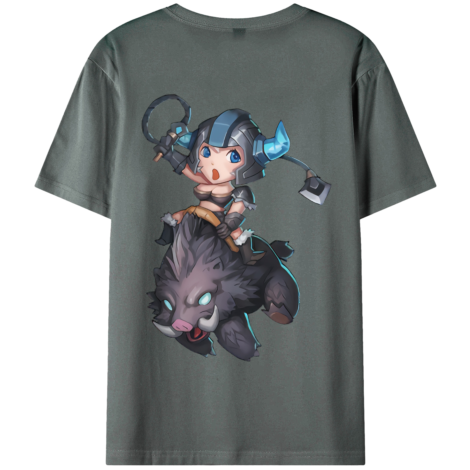 （画像用） リーグ・オブ・レジェンド League of Legends LOL 綿100％ メンズ半袖Tシャツ（バックプリント） 通気性